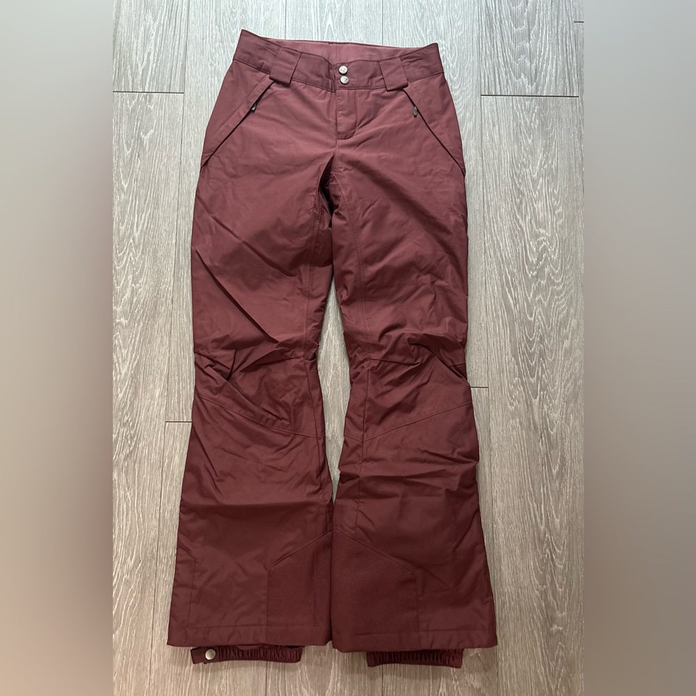 Women’s Columbia Maroon Ski Pants - Size XS